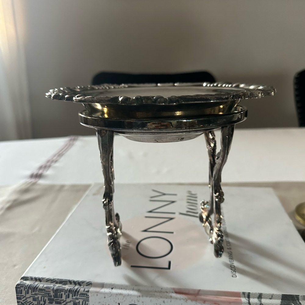 Elegant Silver Plated Stand